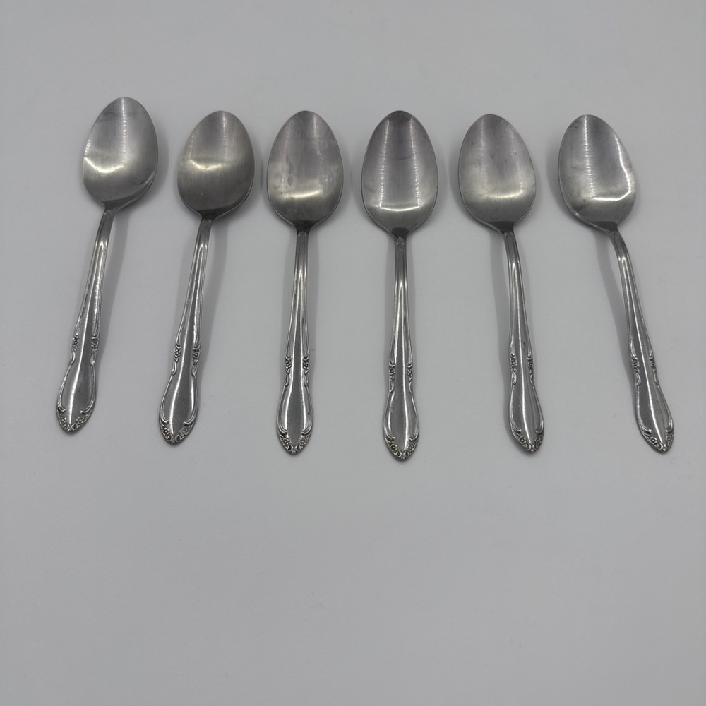 Set‎ Of 6 Oneida LTD Fenway Daydream 7 Inch Spoons